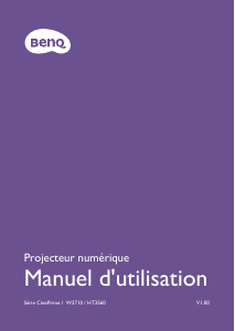 Mode d’emploi BenQ W2710 Projecteur