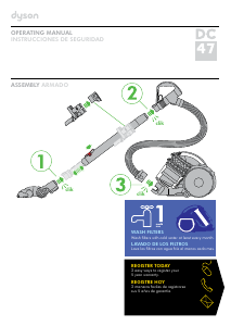 Manual de uso Dyson DC47 Aspirador