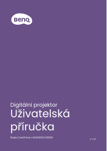 Manuál BenQ W4000i Projektor