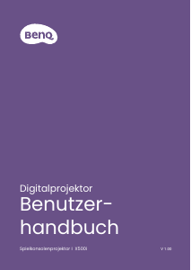 Bedienungsanleitung BenQ X500i Projektor