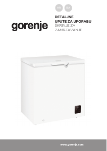 Priručnik Gorenje FH20E6W5 Zamrzivač