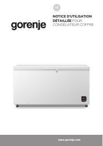 Mode d’emploi Gorenje FH50EAW Congélateur