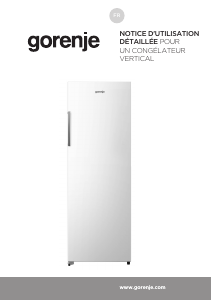 Mode d’emploi Gorenje FN617EEW5 Congélateur