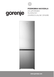 Priročnik Gorenje NRK619AA1XL4 Hladilnik in zamrzovalnik
