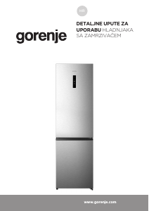 Priručnik Gorenje NRK620EAW4 Frižider – zamrzivač