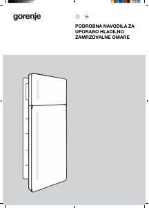 Priročnik Gorenje RFI512E21 Hladilnik in zamrzovalnik