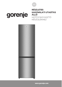 Használati útmutató Gorenje RK418DPS4I Hűtő és fagyasztó