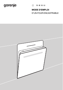 Mode d’emploi Gorenje BPS6737E06PWG Four
