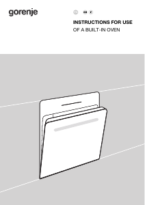 Manual Gorenje BPSA6747A08XWI Oven