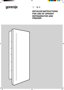 Bruksanvisning Gorenje RBI512E21 Kylskåp