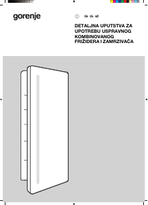 Priručnik Gorenje RBI512E21 Hladnjak