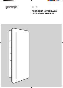 Priročnik Gorenje RI512E41 Hladilnik