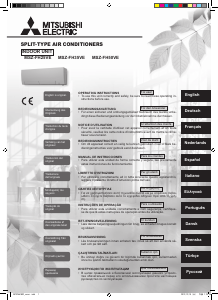 Manuale Mitsubishi MSZ-FH25VE Condizionatore d’aria