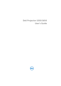 Manual Dell 1550 Projector
