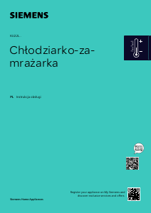 Instrukcja Siemens KU22LVFD0 Lodówko-zamrażarka