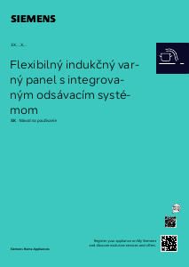 Návod Siemens EX800NX68E Pánt