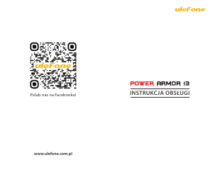 Instrukcja Ulefone Power Armor 13 Telefon komórkowy