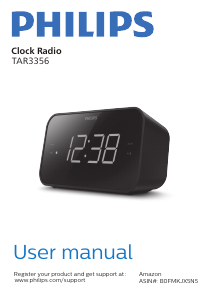 Bruksanvisning Philips TAR3356 Klockradio
