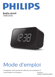 Mode d’emploi Philips TAR3356 Radio-réveil