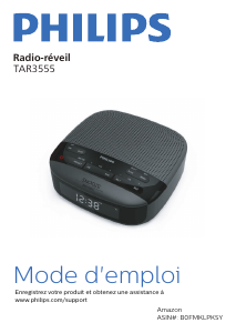 Mode d’emploi Philips TAR3555 Radio-réveil