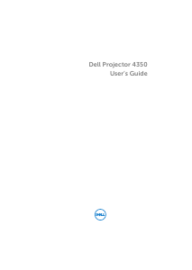 Manual Dell 4350 Projector