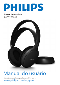 Manual Philips SHC5200M2 Auscultador