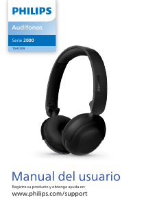 Manual de uso Philips TAH2209WT Auriculares