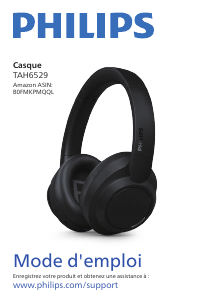 Mode d’emploi Philips TAH6529BK Casque