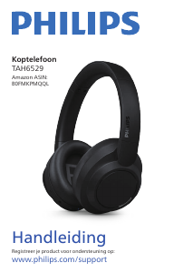 Handleiding Philips TAH6529BK Koptelefoon