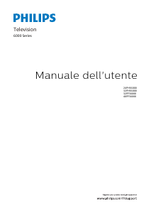 Manuale Philips 32PFS6000 LED televisore