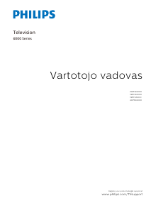 Vadovas Philips 32PFS6000 LED televizorius