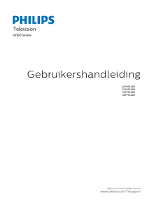 Handleiding Philips 32PFS6000 LED televisie