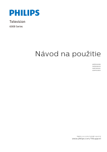 Návod Philips 32PFS6000 LED televízor