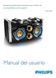 Manual de uso Philips FWP1000 Altavoz