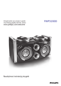 Vadovas Philips FWP1000 Garsiakalbis