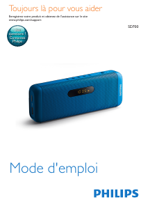 Mode d’emploi Philips SD700P Haut-parleur