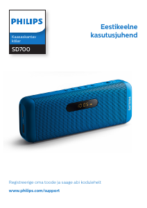 Kasutusjuhend Philips SD700P Kõlar