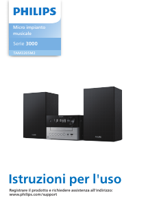 Manuale Philips TAM3205M2 Stereo set
