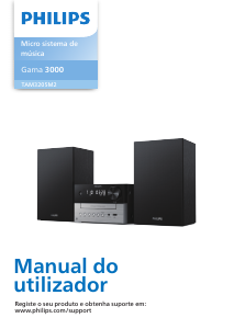 Manual Philips TAM3205M2 Aparelho de som