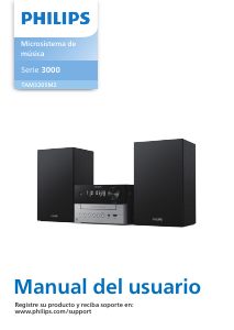 Manual de uso Philips TAM3205M2 Set de estéreo