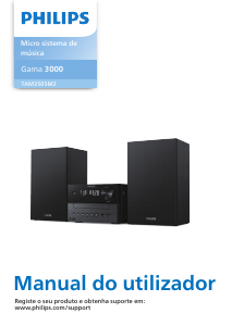 Manual Philips TAM3505M2 Aparelho de som