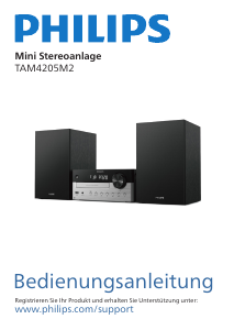 Bedienungsanleitung Philips TAM4205M2 Stereoanlage