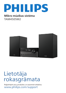 Rokasgrāmata Philips TAM4505M2 Mūzikas centrs