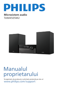 Manual Philips TAM4505M2 Stereo set