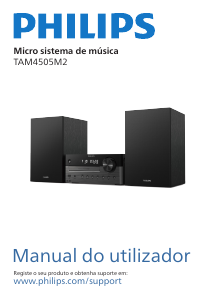Manual Philips TAM4505M2 Aparelho de som