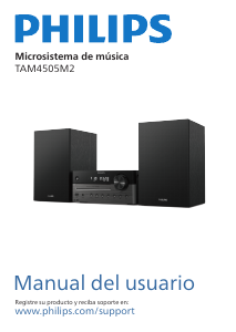 Manual de uso Philips TAM4505M2 Set de estéreo