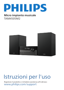 Manuale Philips TAM4505M2 Stereo set