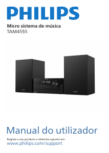 Manual Philips TAM4555 Aparelho de som