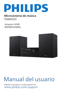 Manual de uso Philips TAM4555 Set de estéreo