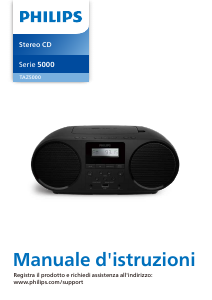 Manuale Philips TAZ5000 Stereo set